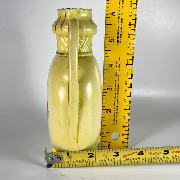 Roses Floral Porcelain Art Nouveau Vase Hand Painted Stamped HJ Vienna Austria - Picture 12 of 12